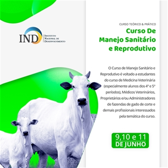 III CURSO DE MANEJO SANITÁRIO E REPRODUTIVO